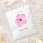 Sachets En Papier Hibiscus rose Fleur tropicale (Coupé)