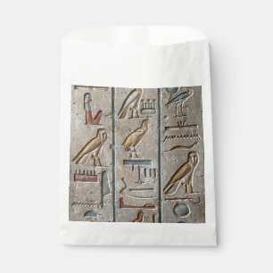 Sachets En Papier Hiéroglyphe Langue Égypte Ancienne Texte Gravé