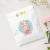 Sachets En Papier Hippopotame Patchwork Bleu (Scellé)