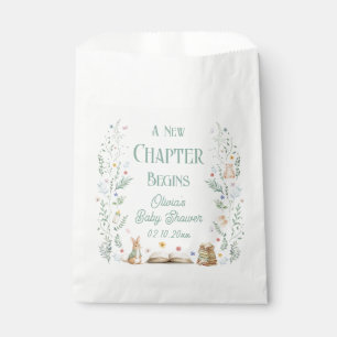 Sachets En Papier Histoire Livre Un Nouveau Chapitre Baby Shower