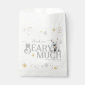 Sachets En Papier Hiver Moderne Baby shower neutre d'attente rapide (Devant)