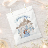 Sachets En Papier Hiver neige Red Haired Princess Anniversaire (Coupé)