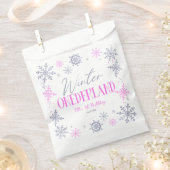 Sachets En Papier Hiver ONE derland Flocon de neige 1er anniversaire (Coupé)