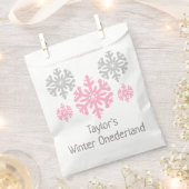 Sachets En Papier Hiver Onederland 1er anniversaire (Coupé)