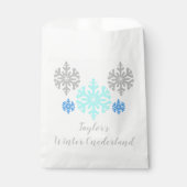 Sachets En Papier Hiver Onederland 1er anniversaire (Devant)