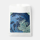 Sachets En Papier Hokusai Vague féminine Océan Vintage (Devant)