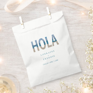 Sachets En Papier Hola Mexico Beach Tropical Destination Mariage
