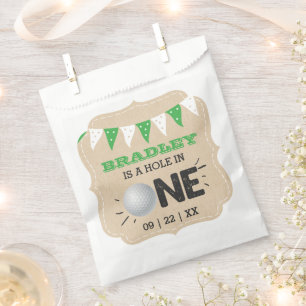 Sachets En Papier Hole In One Boys Golf 1er Anniversaire Par tee