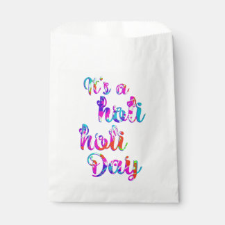 Sachets En Papier holiES - C'EST UN HOLI HOLI DAY + votre backgr.
