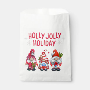 Sachets En Papier Holly Jolly Holiday Gnomes   