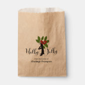 Sachets En Papier Holly Jolly Penguin Noël (Devant)