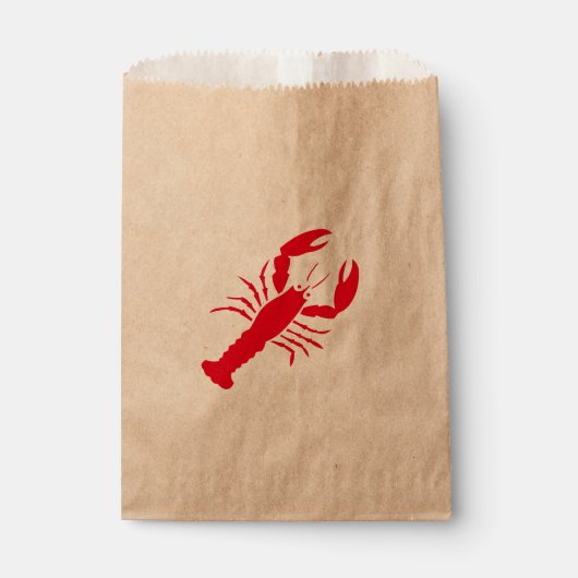 Sachets En Papier homard rouge (Devant)