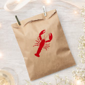Sachets En Papier homard rouge (Coupé)