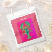 Sachets En Papier homard vert principal rouge (Coupé)