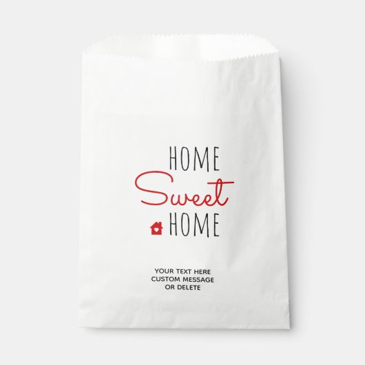Sachets En Papier Home Sweet Home Immobilier Open House Fermeture (Devant)