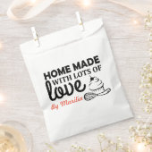 Sachets En Papier Homemade Cupcakes Classic Round Sticker (Coupé)