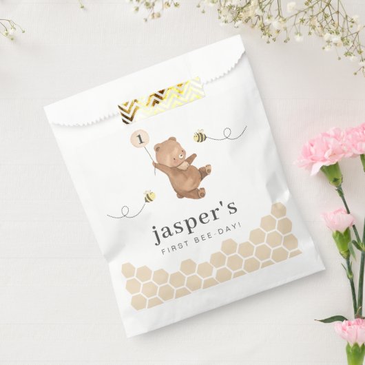 Sachets En Papier Honey Bear First Bee day (Scellé)