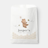 Sachets En Papier Honey Bear First Bee day (Devant)