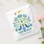 Sachets En Papier Hongrois Design Blue Birds (Scellé)