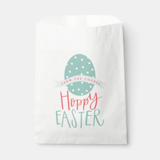 SACHETS EN PAPIER HOPPY EASTER (Devant)