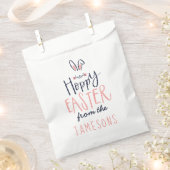 SACHETS EN PAPIER HOPPY EASTER (Coupé)