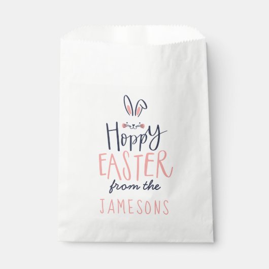 SACHETS EN PAPIER HOPPY EASTER (Devant)