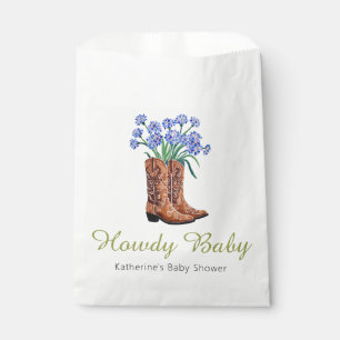 Sachets En Papier Howdy Baby Bluebonnets Baby shower Cowboy