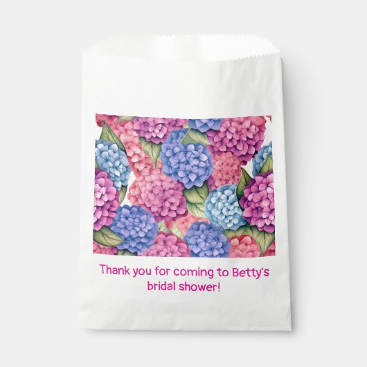 Sachets En Papier Hydrangea Floral (Devant)