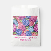 Sachets En Papier Hydrangea Floral Rose Bleu (Devant)