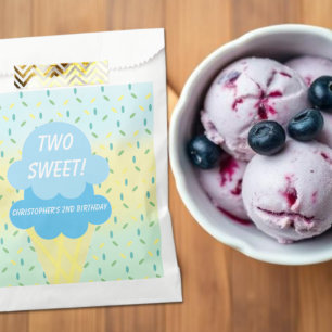 Sachets En Papier Ice Cream 2nd Birthday
