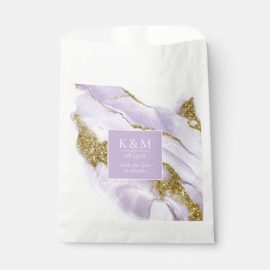 Sachets En Papier ID Abstrait Lavande d'encre Lux990 (Devant)