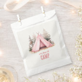 Sachets En Papier Il est temps de Camp Cadeau Favor sac (Coupé)
