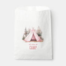 Il est temps de Camp Cadeau Favor sac