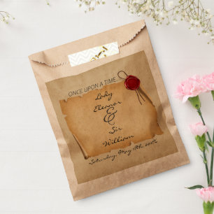 Sachets En Papier Il Était Une Fois Moyen Âge Sceau De Cire À Poudre