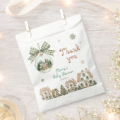 Sachets En Papier Il faut un village Baby shower Merci (Coupé)