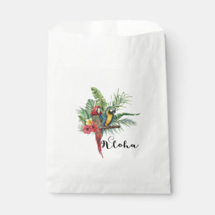 Sachets En Papier Île Paradise Birds Mariage floral tropical