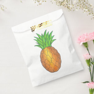 Sachets En Papier Île tropicale Hawaiian Luau Pineappé Fruit