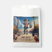 Sachets En Papier Île tropicale Pirate Boy fête d'anniversaire (Devant)