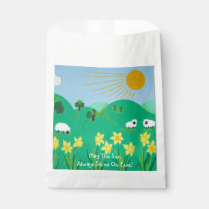 Sachets En Papier illustration amusante et pittoresque de moutons mi