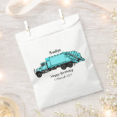 Sachets En Papier Illustration de camion à ordures (Coupé)