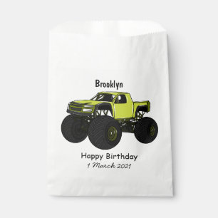 Sachets En Papier Illustration de camion monstre