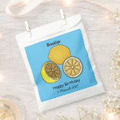 Sachets En Papier Illustration de citron (Coupé)