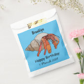 Sachets En Papier Illustration de crabe ermite (Scellé)