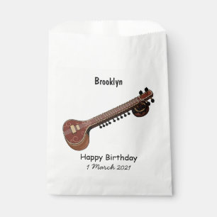 Sachets En Papier Illustration de dessin de Sitar
