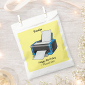 Sachets En Papier Illustration de dessin d'imprimante (Coupé)