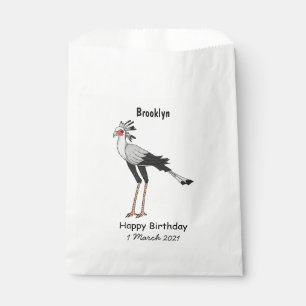 Sachets En Papier Illustration de dessin du secrétaire pour oiseaux