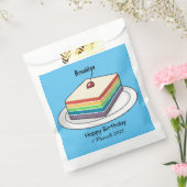 Sachets En Papier Illustration de gâteau arc-en-ciel (Scellé)