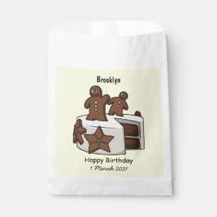 Sachets En Papier Illustration de gâteau de pain d'épices