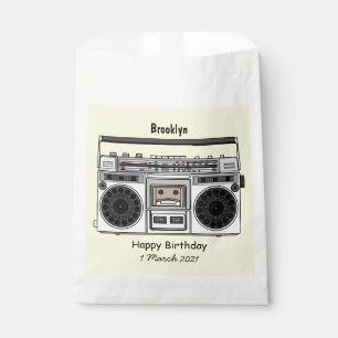 Sachets En Papier Illustration de la bande dessinée radio