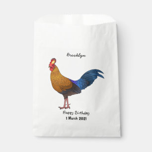 Sachets En Papier Illustration de la caricature d'oiseaux de jungle